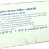 Weleda Equisetum Cum Sulfure Tostum D6 8 X 1 ml Ampullen