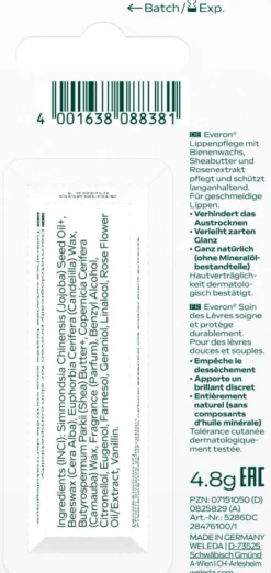 Weleda Everon Lippenpflege 4,8 G Stift
