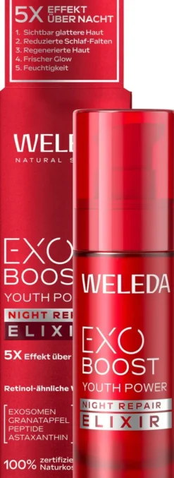 Weleda Exo Boost Youth Power Night Repair Elixer Granatapfel 30 ml