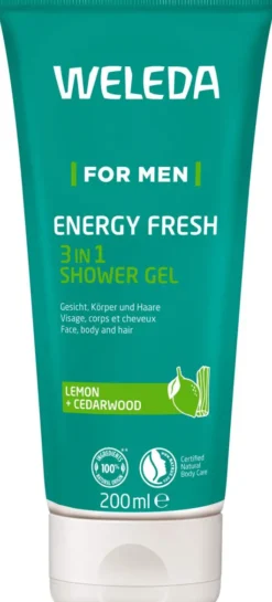 Weleda For Men Energy Fresh 3 in 1 Shower Gel 200 ml