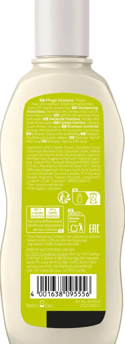 Weleda Gentle & Mild Shampoo Hirse 190 ml