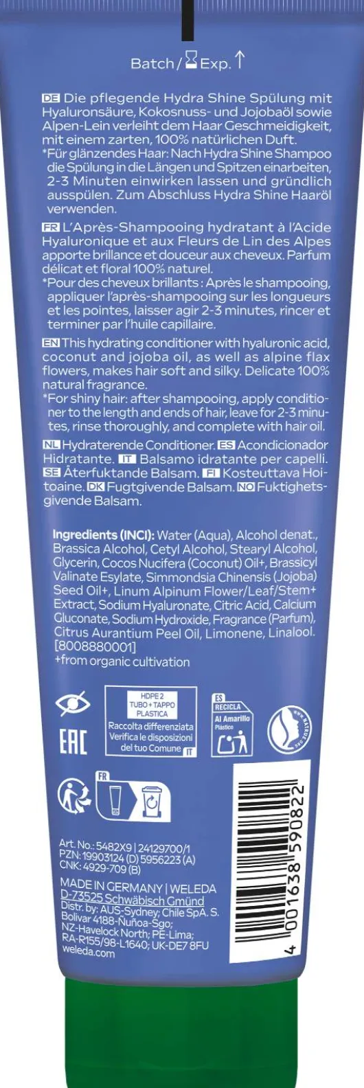 Weleda Hydrashine Pflegespülung Alpen-Lein