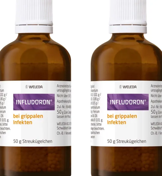 Weleda Infludoron Streukügelchen 2 x 50 g Globuli