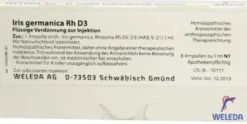 Weleda Iris Germanica Rh D3 Weleda 8 X 1 ml Ampullen