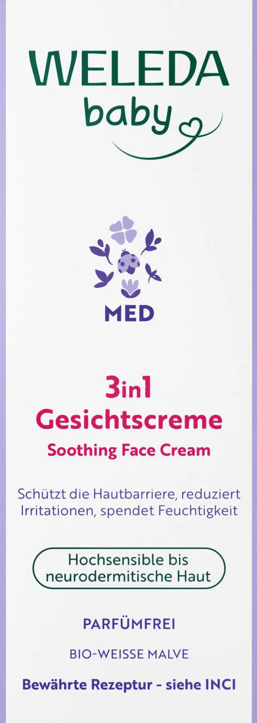 Weleda Med 3 in 1 Gesichtscreme Weiße Malve 50 ml