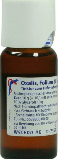 Weleda Oxalis Folium 20% 50 ml Tinktur