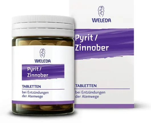 Weleda Pyrit Zinnober 80 Tabletten
