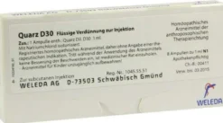 Weleda Quarz D30 8 X 1 ml Ampullen