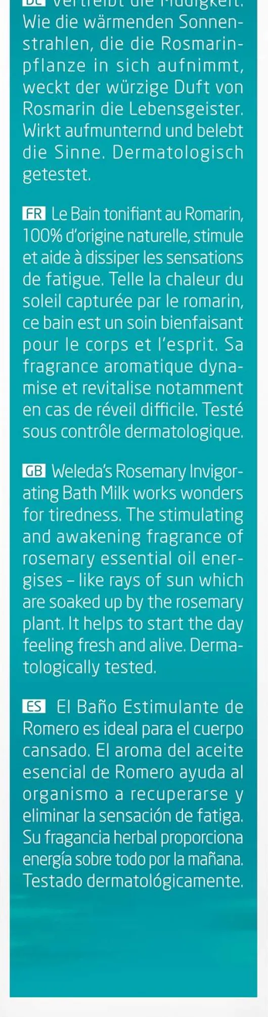Weleda Rosmarin Aktivierungsbad 200 ml Bad