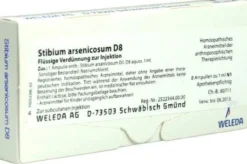 Weleda Stibium Arsenicosum D8 8 X 1 ml Ampullen