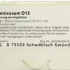 Weleda Stibium Arsenicosum D15 8 X 1 ml Ampullen