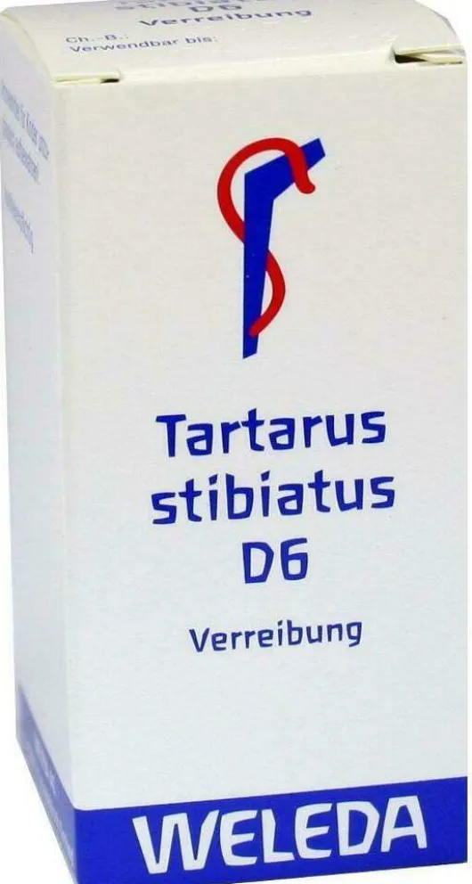 Weleda Tartarus Stibiatus D6 20 G Trituration