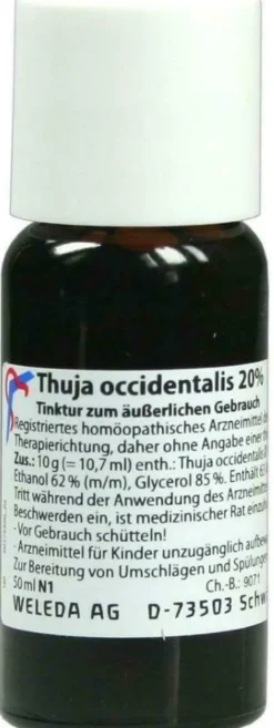Weleda Thuja Occidentalis 20% 50 ml Tinktur