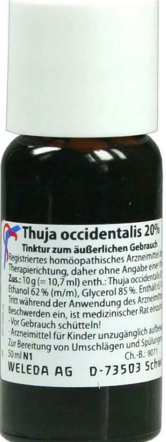 Weleda Thuja Occidentalis 20% 50 ml Tinktur