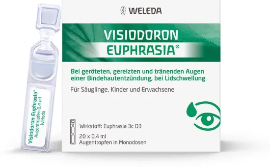 Weleda Visiodoron Euphrasia Augentropfen 20 X 0,4 ml