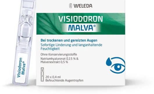 Weleda Visiodoron Malva 20 X 0,4 ml Augentropfen