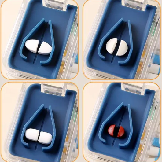 Wellys Pillendose mit Schneider und Mörser 1 Stück