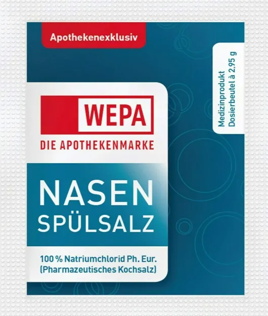 WEPA Nasenspülsalz 60 Sachets 60 x 2,95 g