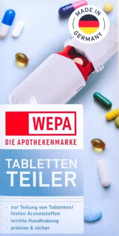 WEPA Tablettenteiler Farbig Sortiert
