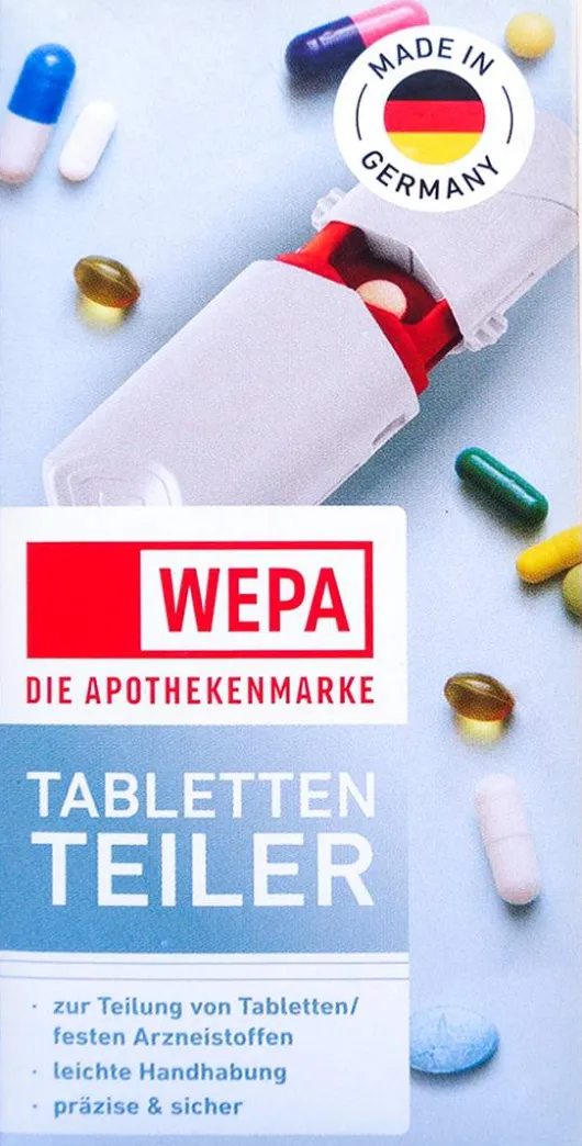 WEPA Tablettenteiler Farbig Sortiert