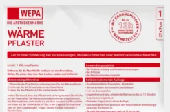 WEPA Wärmepflaster Nacken und Rücken 2 Kompressen