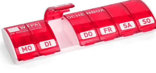 WEPA 1x7 Wochenbox Farbig Sortiert + UV-Schutz