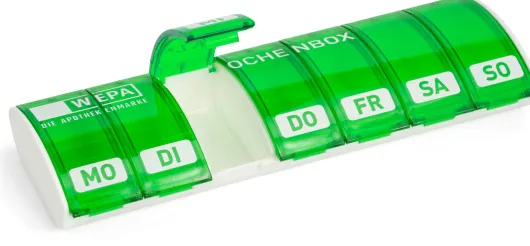WEPA 1x7 Wochenbox Farbig Sortiert + UV-Schutz