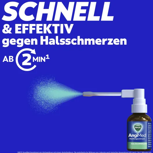 WICK AngiMed Mentholgeschmack 30 ml Spray