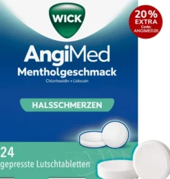 WICK AngiMed Mentholgeschmack 24 Lutschtabletten