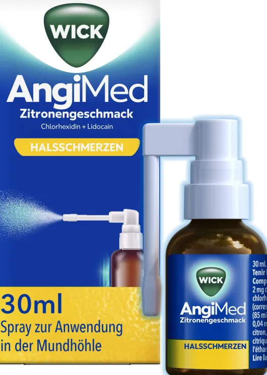 WICK AngiMed Zitronengeschmack 30 ml Spray