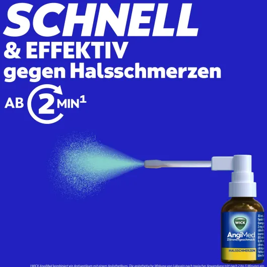 WICK AngiMed Zitronengeschmack 30 ml Spray
