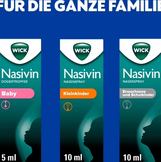 Wick Nasivin Nasenspray Baby ohne Konservierungsstoffe 10 ml