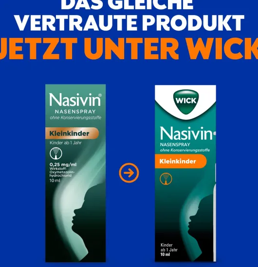 Wick Nasivin Nasenspray Baby ohne Konservierungsstoffe 10 ml