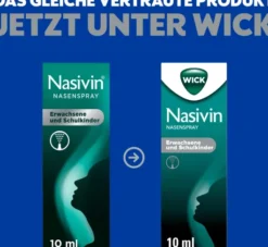 Wick Nasivin Nasenspray ohne Konservierungsstoffe Erwachsene und Schulkinder 10 ml