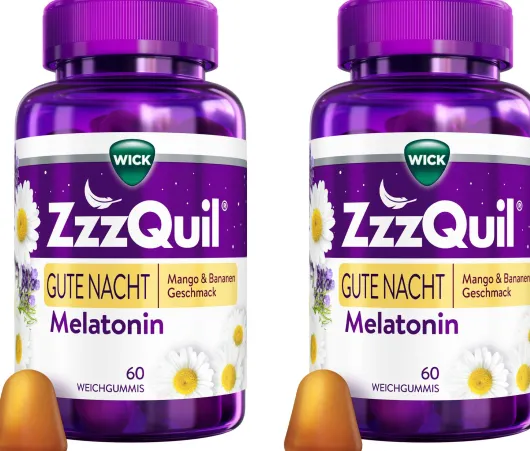 Wick ZzzQuil Gute Nacht Mango & Banane 2 x 60 Stück