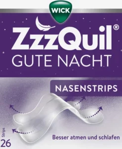 Wick ZzzQuil Gute Nacht Nasenstrips 26 Stück