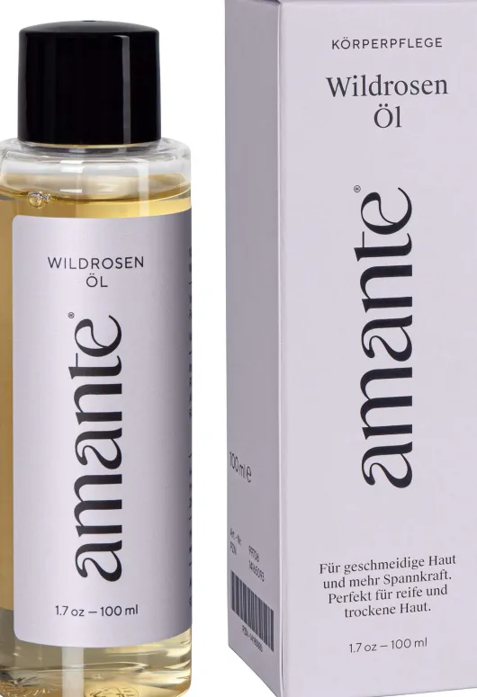 Wildrosenöl 100 % Rein Hautpflegeöl Amante 100 ml