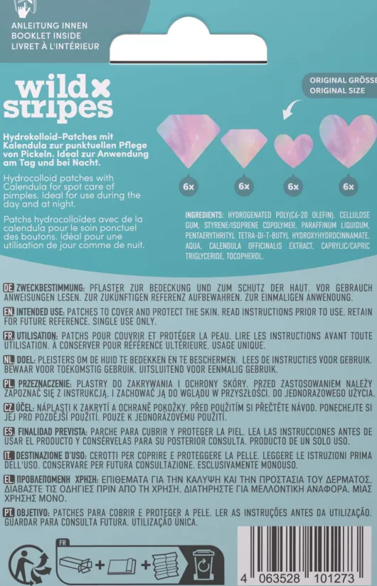 Wild Stripes Anti-Pimple Patches Diamond Recover 24 Stück