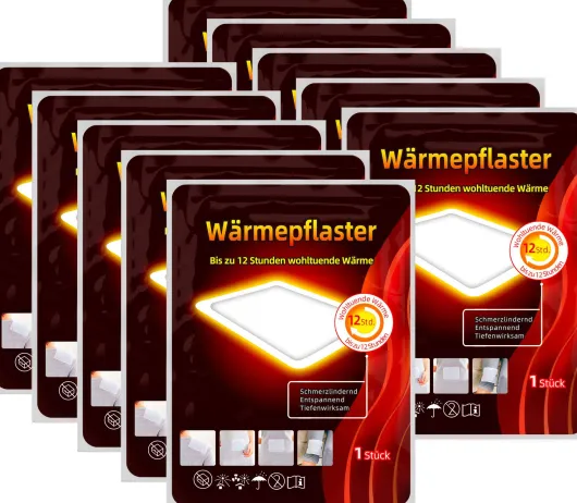 Wärmepflaster mit 12h Wärme 10erSet, 13 x 10 cm