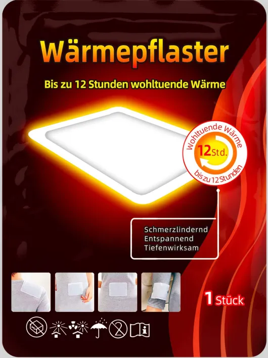Wärmepflaster mit 12h Wärme1 Stück, 13 x 10 cm