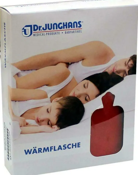 Wärmflasche Mit Bezug Rot 1 Stück