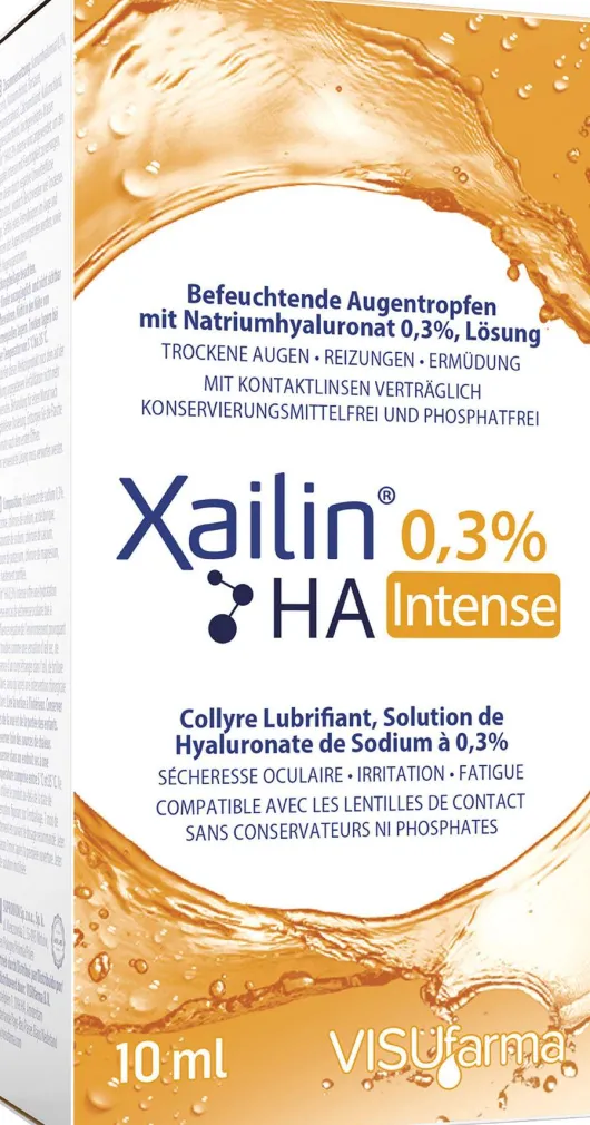 Xailin Intense 0,3% Ha Augentropfen 10 ml