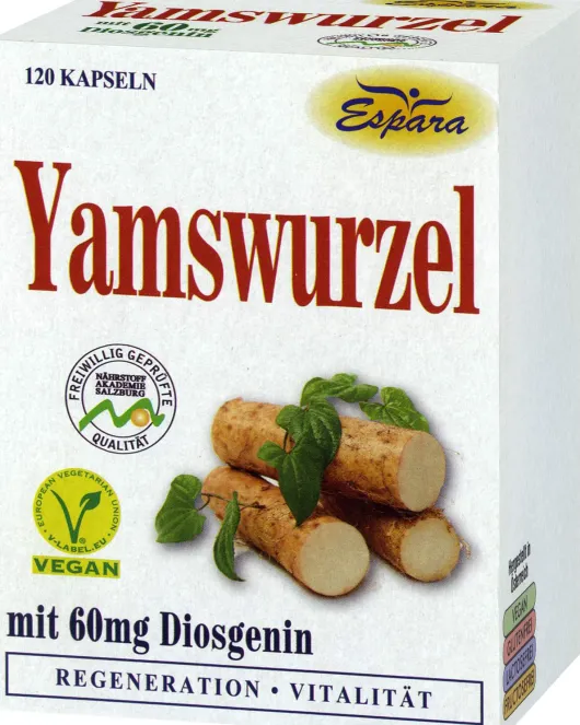 Yamswurzel Yams Kapseln Regeneration 120 Kapseln