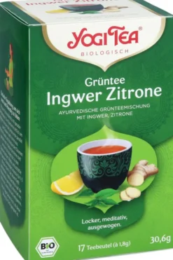 Yogi Tea Grüntee Ingwer Zitrone Bio 17 Filterbeutel