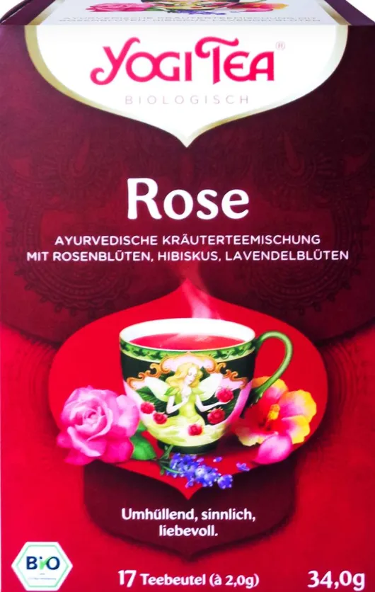 Yogi Tea Rose Bio Filterbeutel 17 Stk