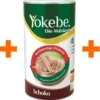 Yokebe Erdbeer lactosefrei NF2 Pulver 500 g + Schoko 500 g + Vanille 500 g Pulver