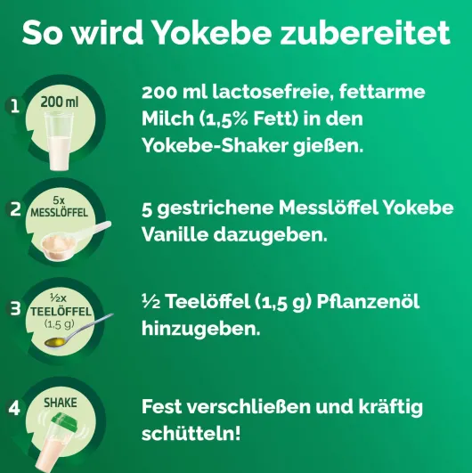 YOKEBE Vanille lact-free NF2 Pulver