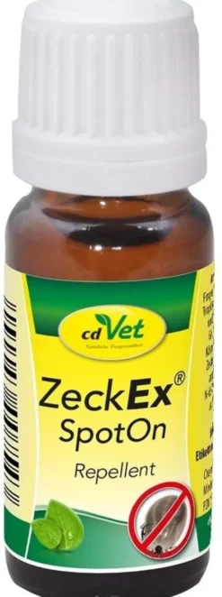 Zeckex Spoton Repellent Für Hunde & Katzen 10 ml Öl