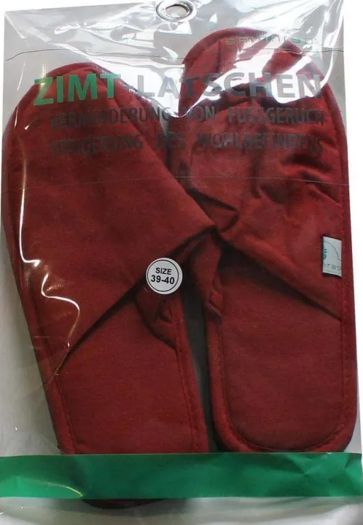 Zimtlatschen Vorne Geschlossen Gr.39-40 Rot