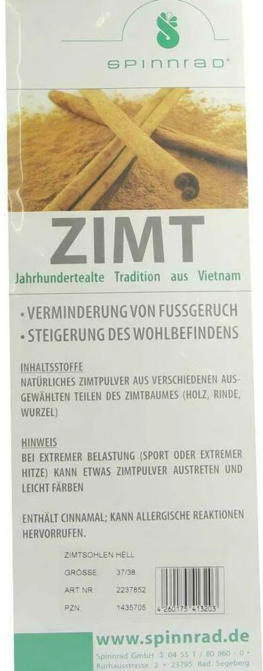 Zimtsohlen Hell 37-38